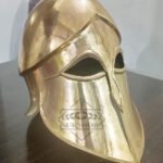 Brass Corinthian helmets (4)