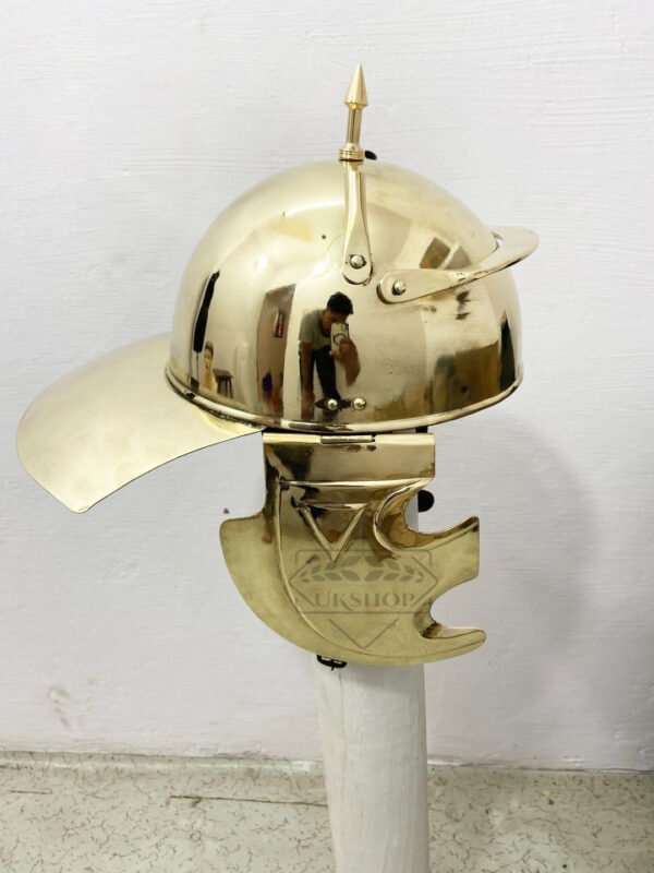 roman coolus g helmet 2 Roman Coolus G Helmet - Brass 1.2 MM