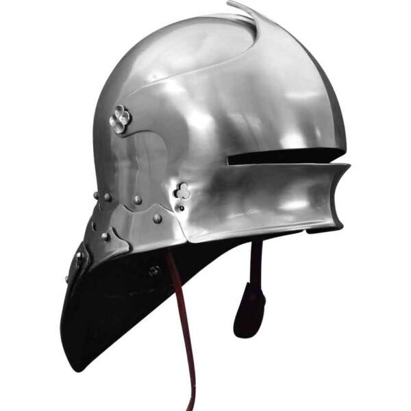 AH 4133 Steel German Sallet Helmet