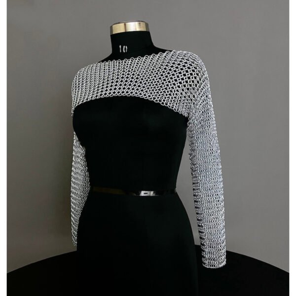 top 11 Chainmail Sleeves, Cropped Top For Cosplay Dress