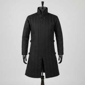 Black Gambeson Side Buckle Closure
