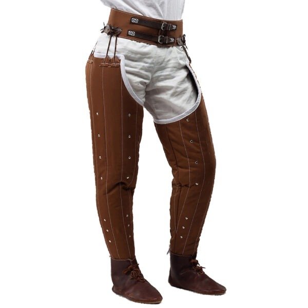 legging12 Medieval Cotton Chausses with Belt