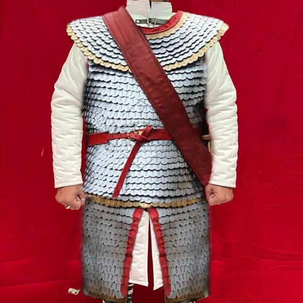scale armor 44 Roman Lorica Squamata Brass Scale Armor