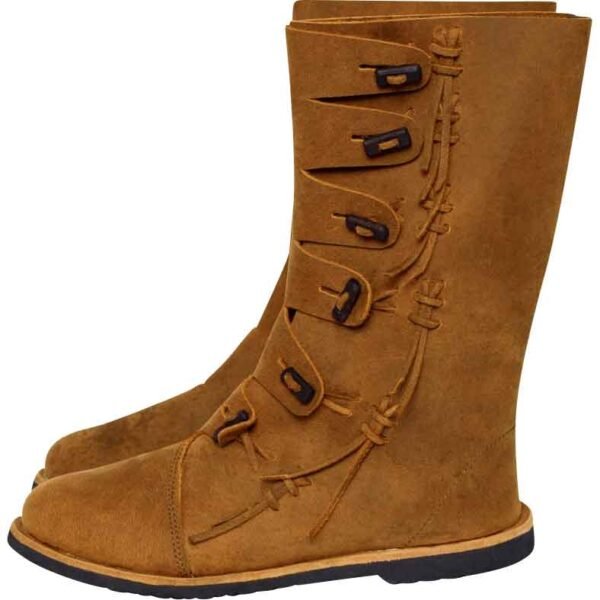 viking shoes 1 Viking Long Boots - Brown