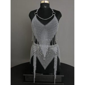 Knight Chainmail Top For Cosplay & Larp