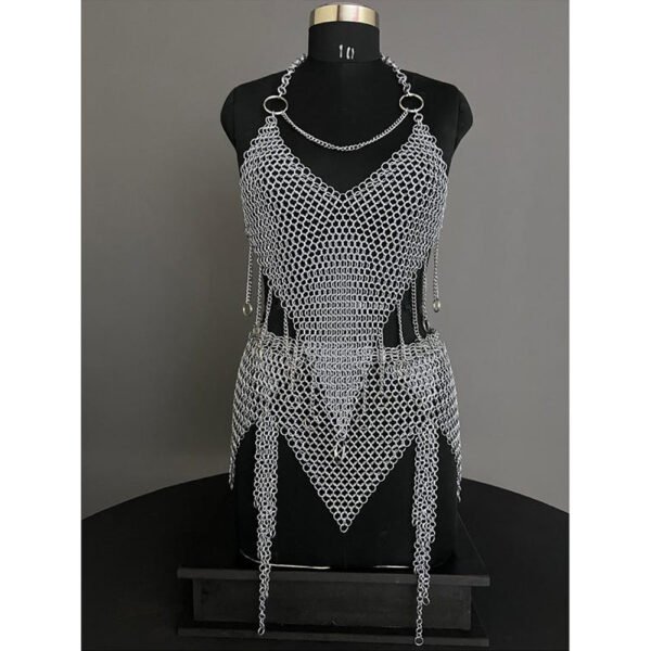 Chainmail top 3 1 Knight Chainmail Top For Cosplay & Larp