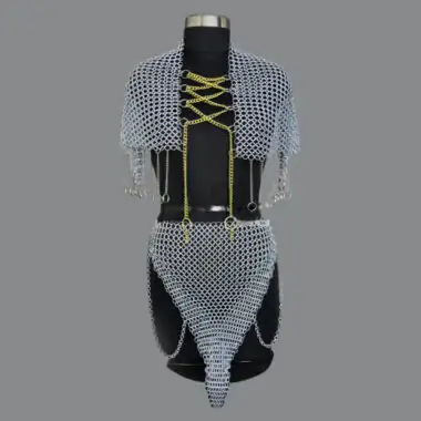Home 8 chainmail crop top