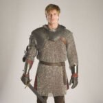 Chainmail Shirt - 9 MM Flat Riveted With Solid Rings Side Slit Cut