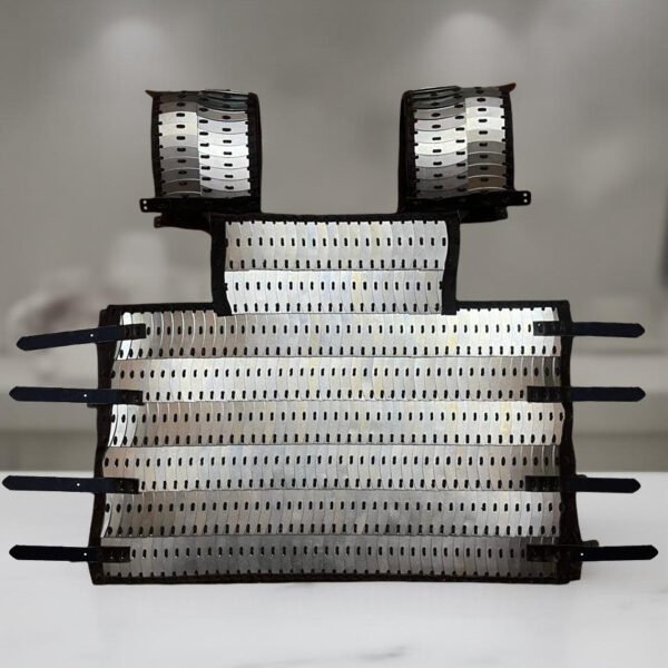 lamellar with buckle 1 Lamellar Torso Armor 20 Gauge Steel with Buckle Closer