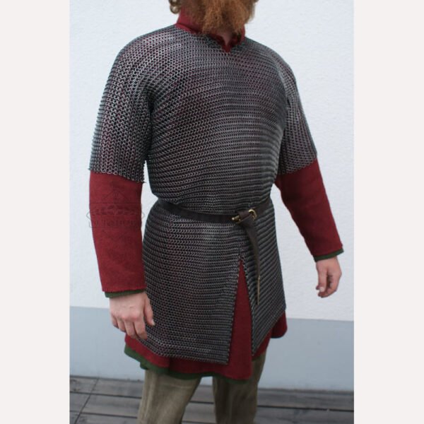 chainmail shirt 11 Chainmail Shirt - 9 MM Flat Dome Riveted With Solid Rings