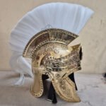 Roman helmet w white crest2