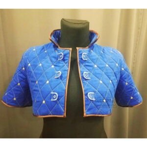 Medieval Larp and Fantasy Gambeson - Royal Blue