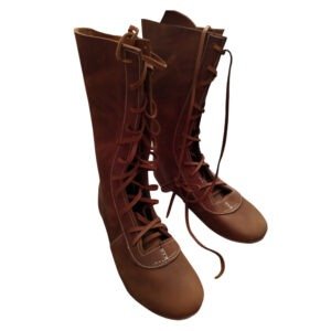 Roman Calcei Long Boots - Brown