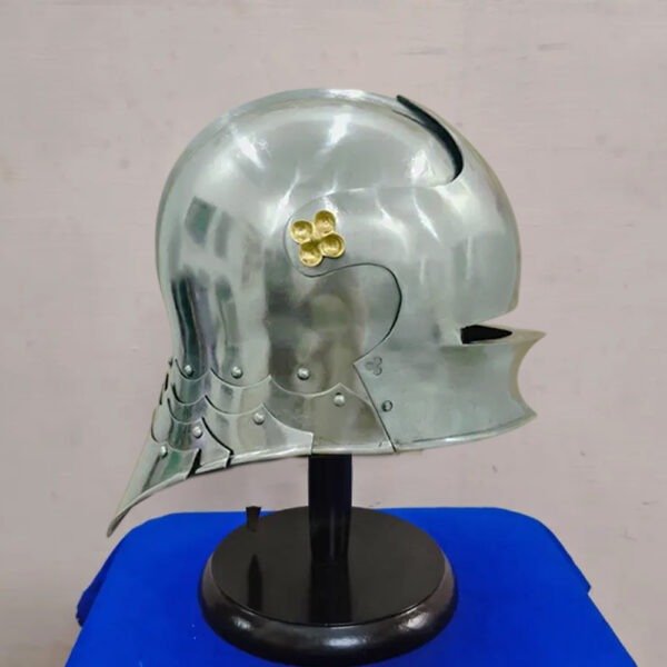 german sallet 1 German Sallet Helmet 18 Gauge Steel