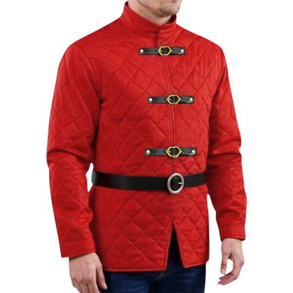 red gambeson548 Medieval Gambeson - Red Color
