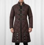 Brown Gambeson with Brown Leather Trim (1)