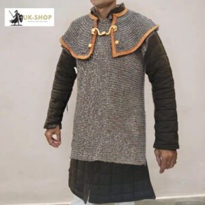 Lorica Hamata Cavalry 6MM Round Ring Riveted with Solid Ring Mild Steel