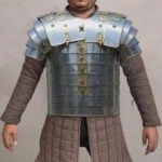 Lorica Segmentata Kalkriese Type – 18 Gauge Steel With Brass Trim 1 lorica segn11