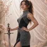 chainmail top with skirt set (1)